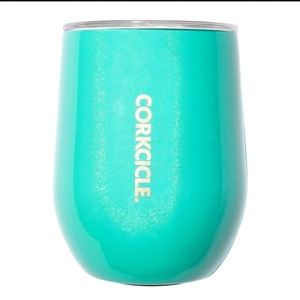 CORKCICLE | Blue Sparkle Stemless Tumbler